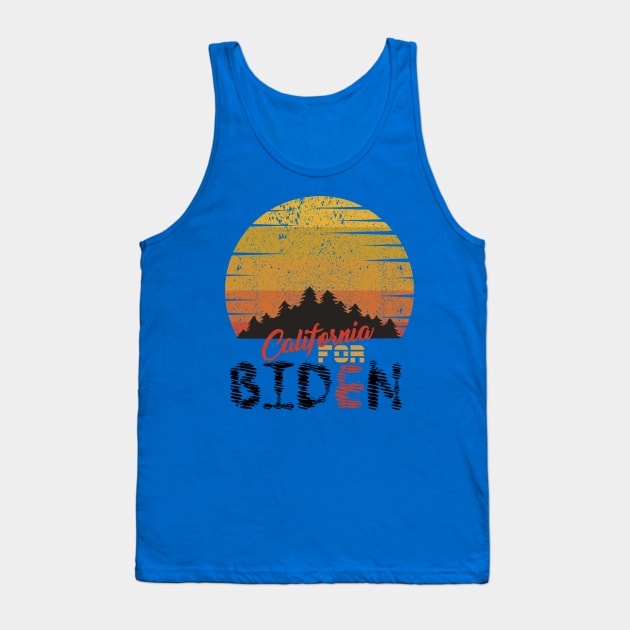 California for Biden Harris 2020  Ventage Tank Top by Top Art